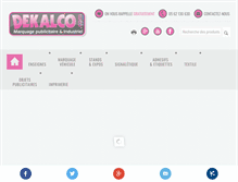 Tablet Screenshot of dekalco.com